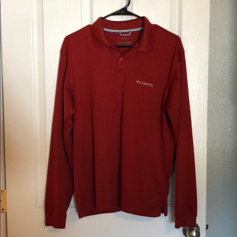 Columbia LS polo
